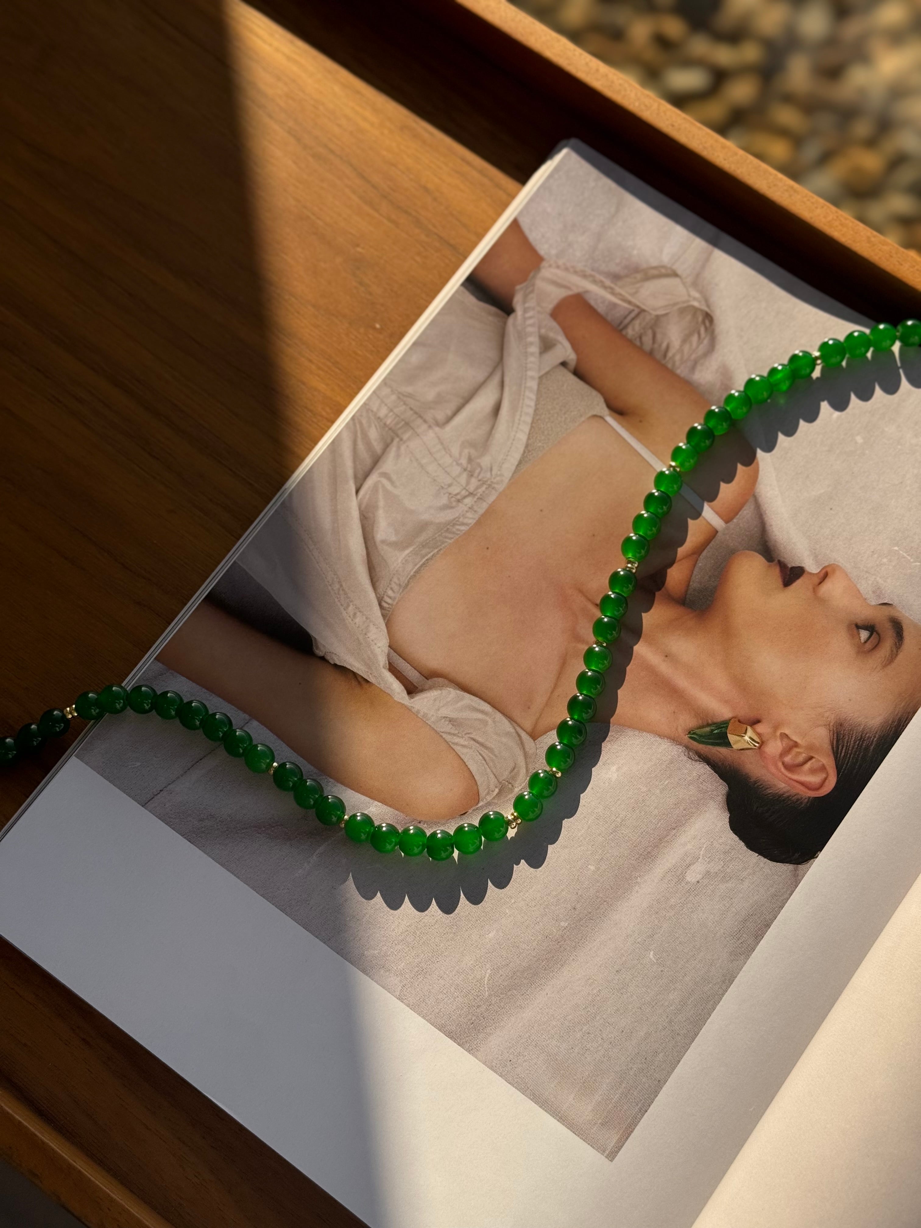 Blair Necklace - Green