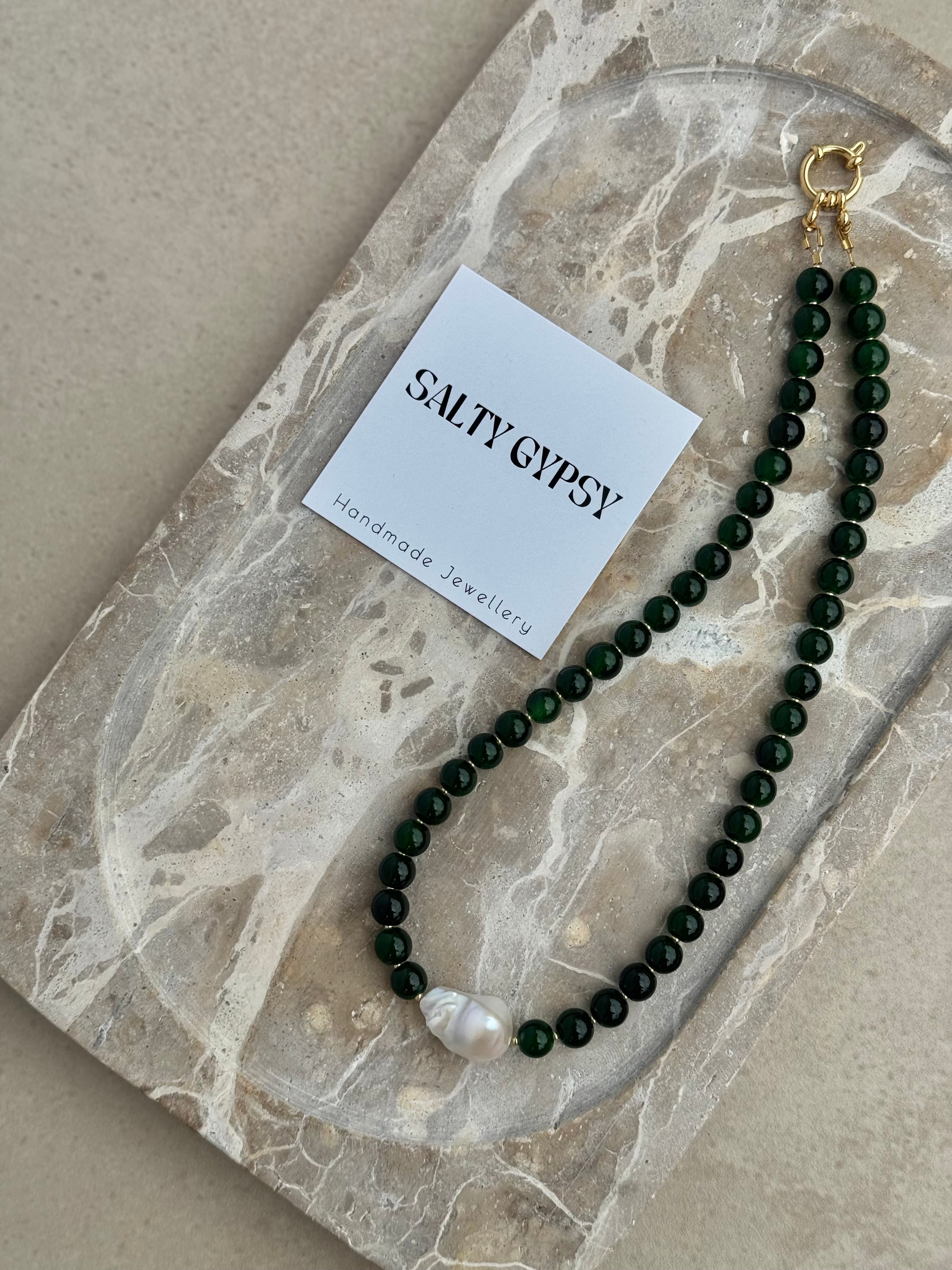 Sloane Necklace - Green