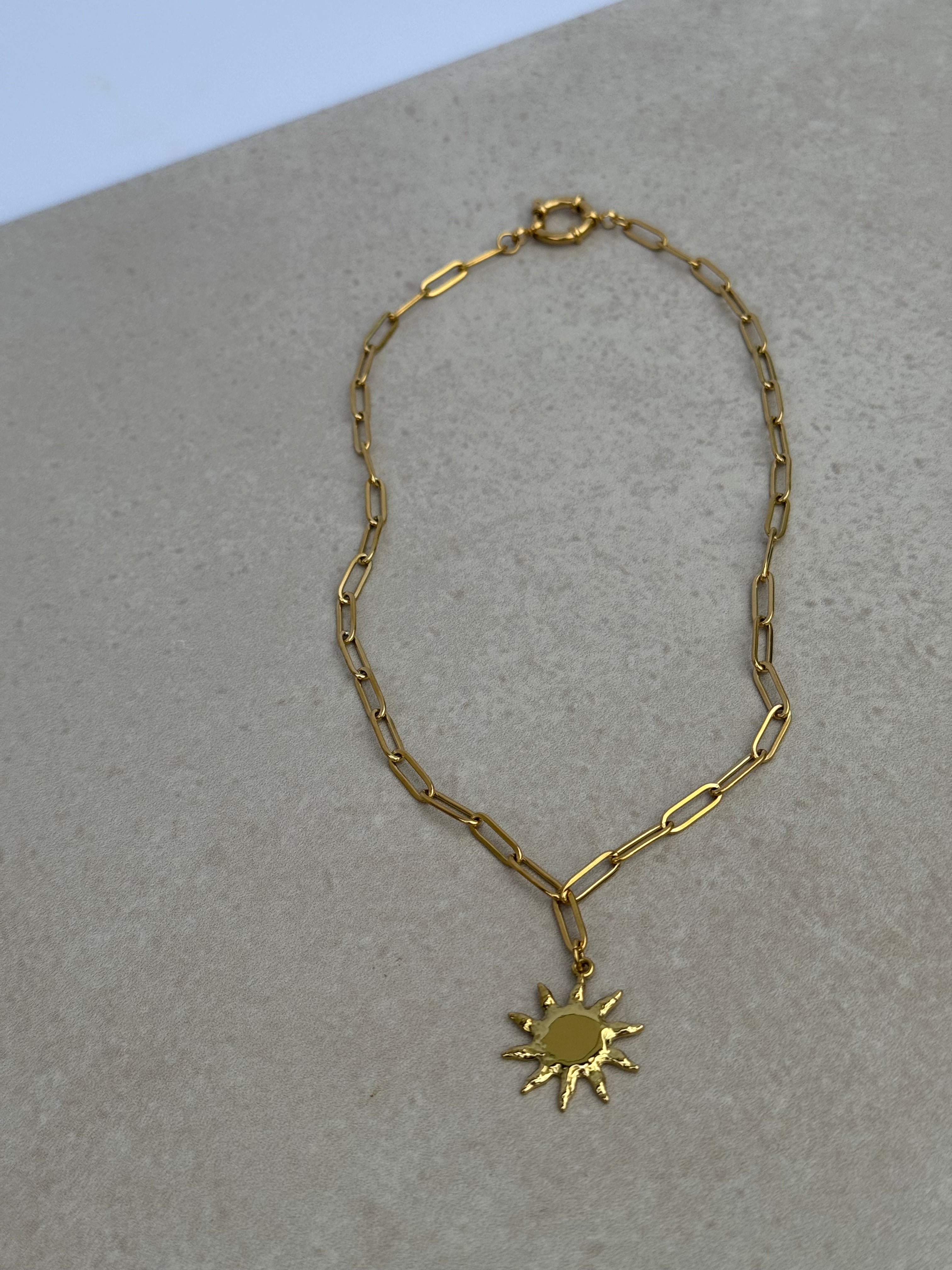 Sunburst Gold Chain